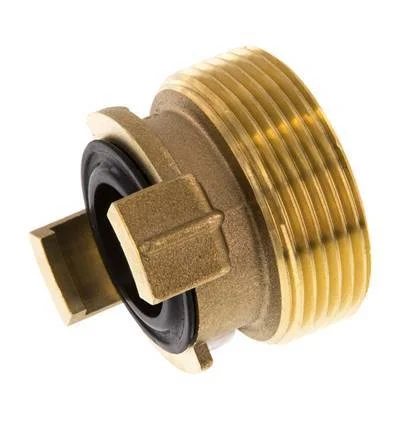 1 1/2” Male GEKA Garden Hose Brass Coupling