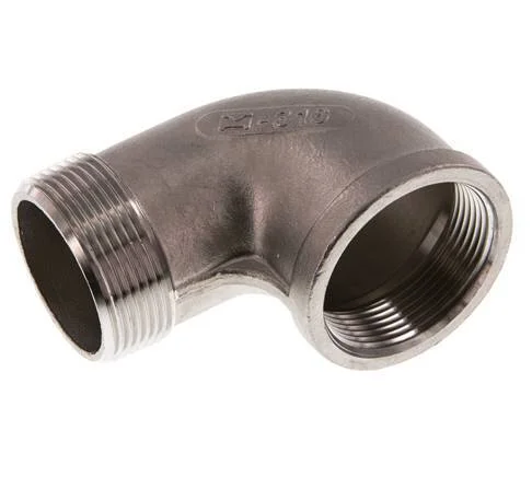 1 1/2” NPT x 1 1/2” NPT F/M Stainless steel 90 deg Elbow Fitting 16 Bar