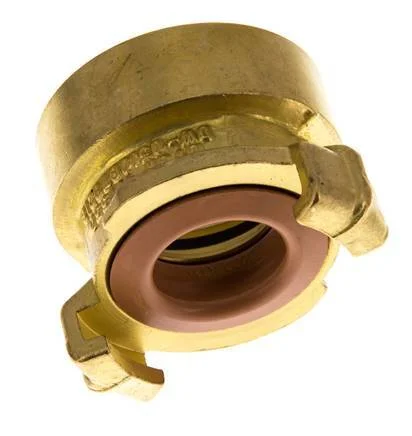 1 1/4” Female GEKA Garden Hose Brass Coupling KTW