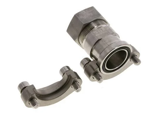 1-1/4” SAE Flange 3000 PSI Stainless Steel with 35L (M45x2) ISO 6162-1