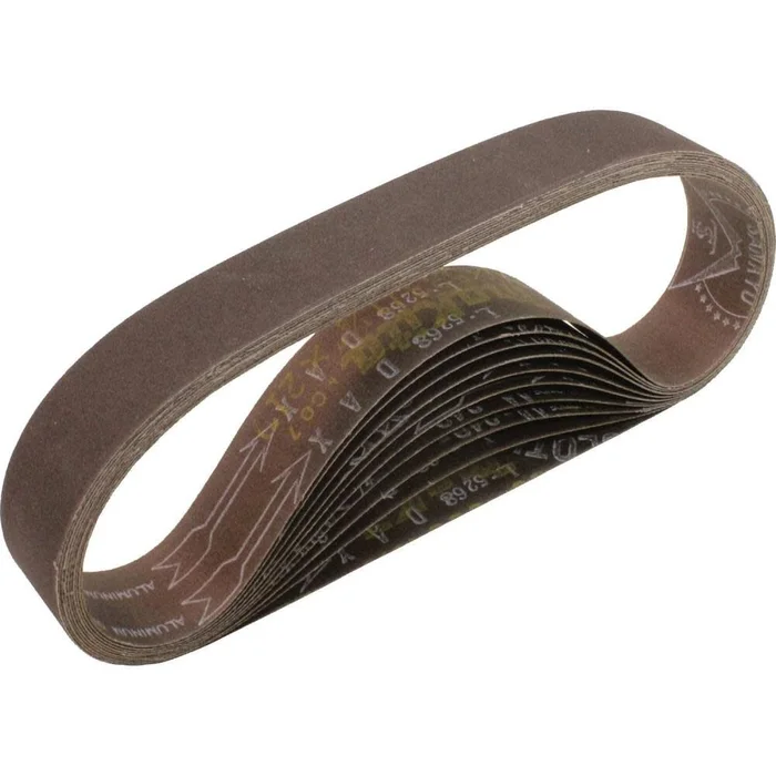 1-1/8 Inch x 21 Inch Abrasive Belt, 120 Grit, 10pk 742305-9