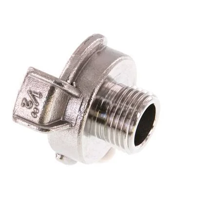 1/2” Male GEKA Garden Hose Stainless Steel Coupling