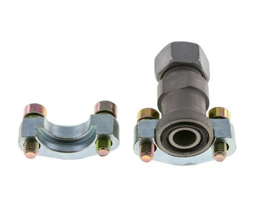 1/2” SAE Flange 3000 PSI Steel with 15L (M22x1.5) ISO 6162-1