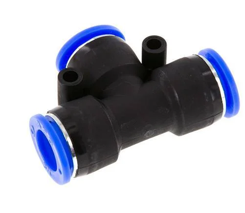 1/2” Tee Push-in Fitting PBT NBR
