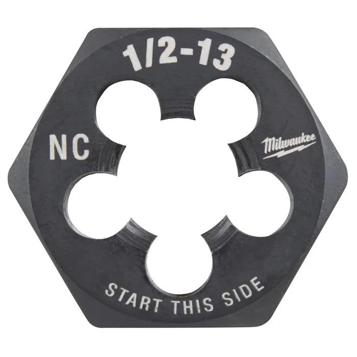 1/2 in -13 NC 1-Inch Hex Threading Die 49-57-5360