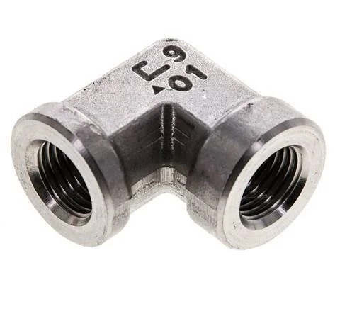 1/4” NPT Stainless steel 90 deg Elbow Fitting 275 Bar – Hydraulic