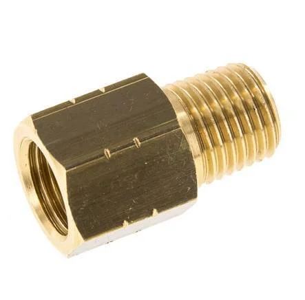 1/4” NPT x G 1/4” M/F Brass Reducing Ring 16 Bar – Hydraulic