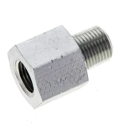 1/8” NPT x 1/8” NPT M/F Zinc plated Steel Extension 345 Bar – Hydraulic