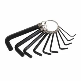 10 Piece Metric Allen Key Set 1.5mm – 10mm