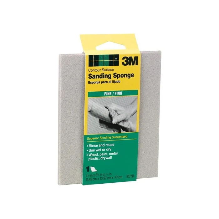 100 Grit Fine Softback Contour Surface Sanding Sponge 1799873