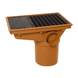 100mm Underground Rectangular Gully Hopper
