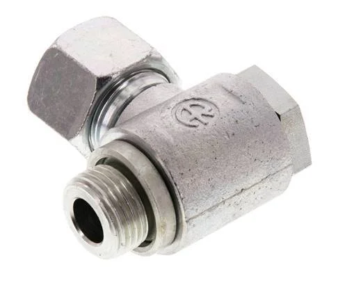 16S & G1/2” Zink plated Steel Swivel Joint Cutting Fitting with Male Threads 160 bar Rotatable ISO 8434-1
