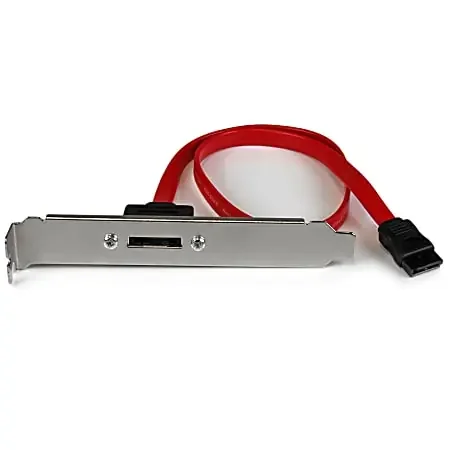 18in 1 Port SATA to eSATA Plate Adapter