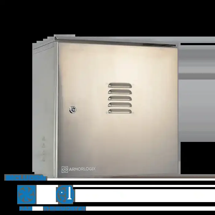 19″ X 19″ X 12″ Nema 3 Enclosure With Fan Al191912N3-Ft