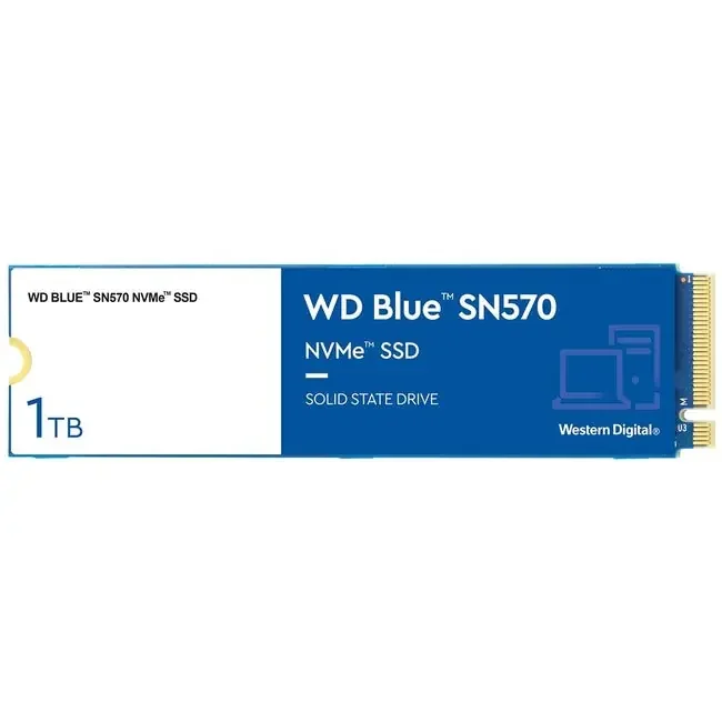 1Tb Wd Blue Nvme Ssd Gen 3 Pcie M.2 2280