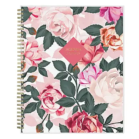 2023-2024 Blue Sky™ Weekly/Monthly Planning Calendar, 8-1/2″ x 11″, Roosevelt Multi Frosted, July 2023 To June 2024, 142345