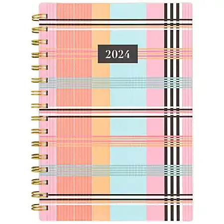 2024 Cambridge® Cher Weekly/Monthly Planner, 5-1/2″ x 8-1/2″, Multicolor, January To December 2024 , 1676-200