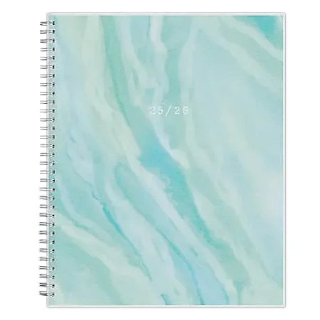 2025-2026 Blue Sky Oceania Frosted Weekly/Monthly Academic Planning Calendar, 8-1/2″ x 11″, July 2025 to June 2026, 151608