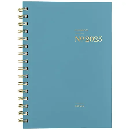2025 Cambridge® WorkStyle Classic Weekly/Monthly Planner, 5-1/2″ x 8-1/2″, Seaside Blue, January To December