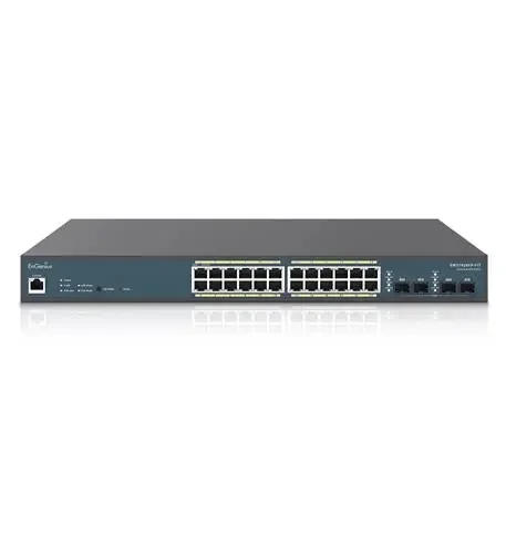 24-Port Gigabit PoE+ Switch with 410W Bu