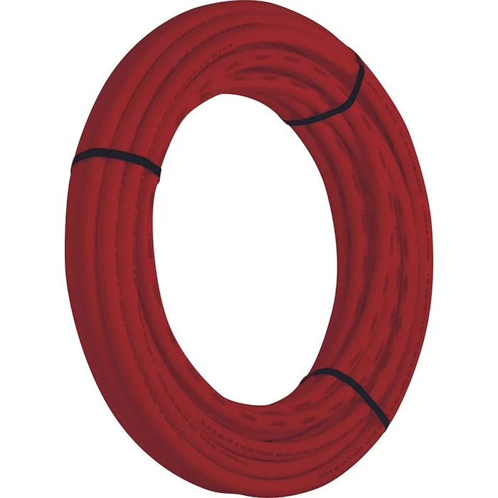 3/4in x 50′ Red Polyethylene PEX Coil Tubing U870R50