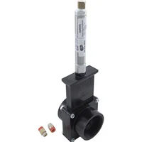 3 Piece Valterra Pneumatic Gate Valve 2 Inch FPT by 2 Inch FPT 40 PSI 9207