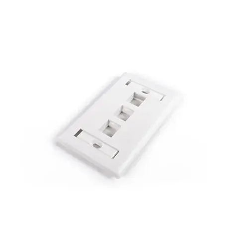 3 PORT WINDOW FACEPLATE WHITE HY-FP-UM-3-WH