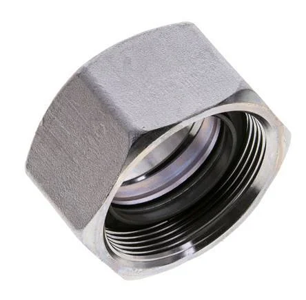 38S (M52x2) Steel Functional Nut FKM