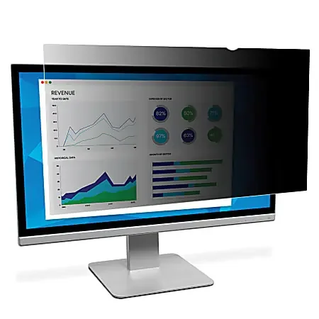 3M Privacy Filter Screen for Monitors, 17.0″ Full Screen, 5 4 Aspect Ratio, Reduces Blue Light, Anti-Glare