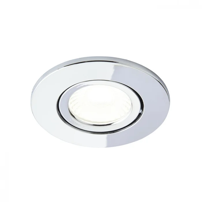 3pk Chrome Tiltable Firerated LED Downlight 5W 4000K IP65