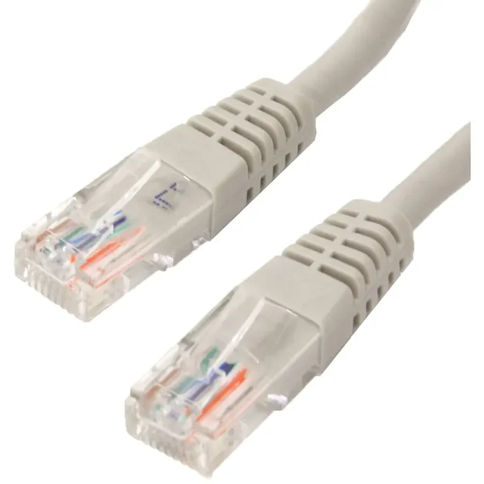 4Xem 25Ft Cat6 Molded Rj45 Utp Ethernet Patch Cable (Gray)