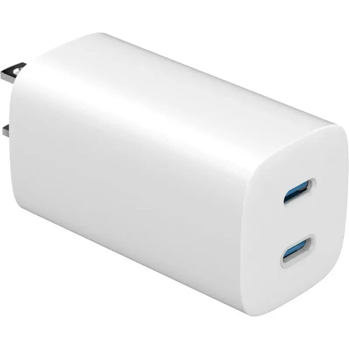 4XEM 65W GaN Wall Charger Dual USB-C – White