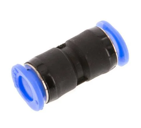 6mm Push-in Fitting PBT NBR Compact Design [2 Pieces]