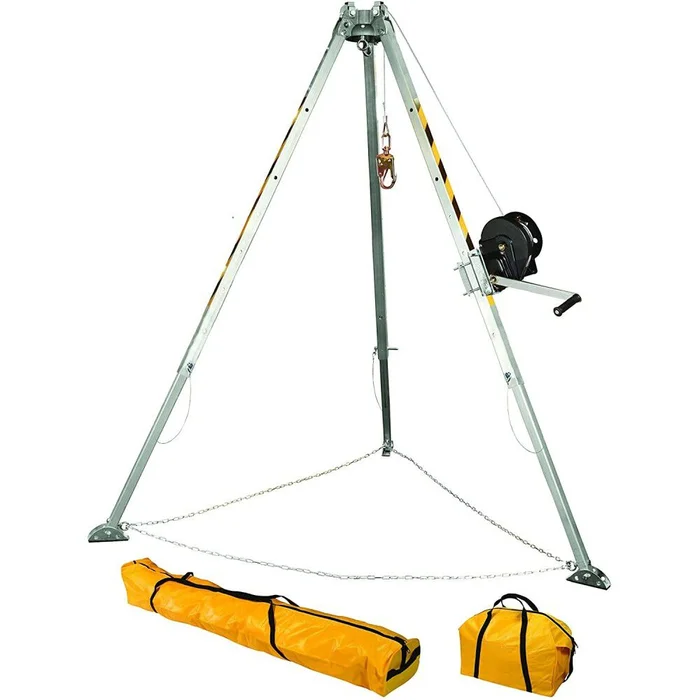 8′ Confined Space Tripod System with 60′ Winch 7507