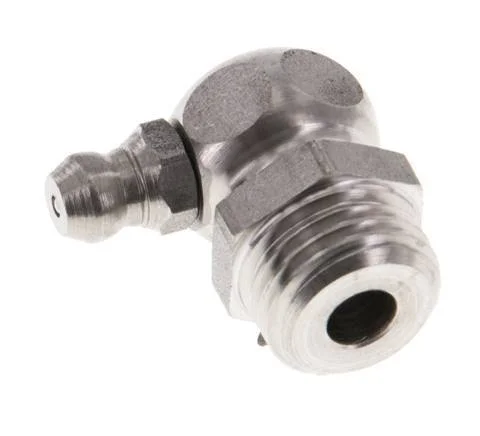90deg Right-angled Grease Nipple Stainless Steel R 1/4 inch DIN 71412