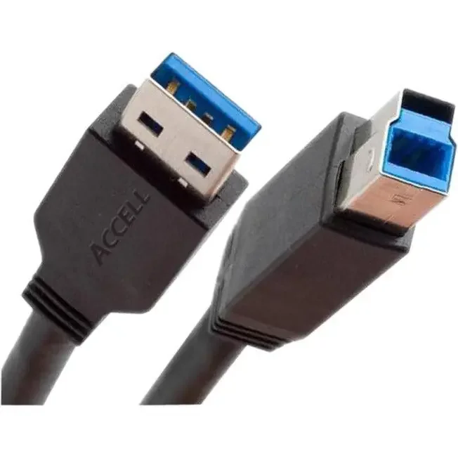 Accell USB 3.0 SuperSpeed Cable (A Plug/B Plug)
