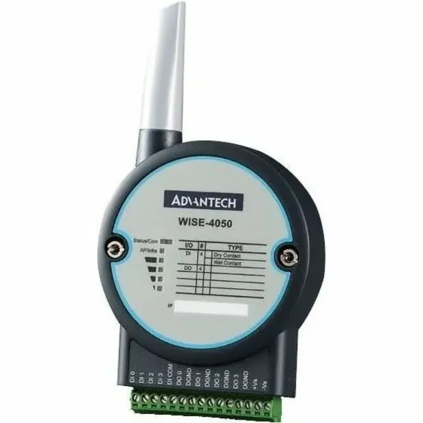Advantech 4-ch Digital Input and 4-ch Digital Output IoT Wireless I/O Module – 3.1″ Width