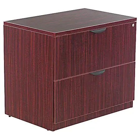 Alera® Valencia 35″W x 22″D Lateral 2-Drawer File Cabinet, Mahogany