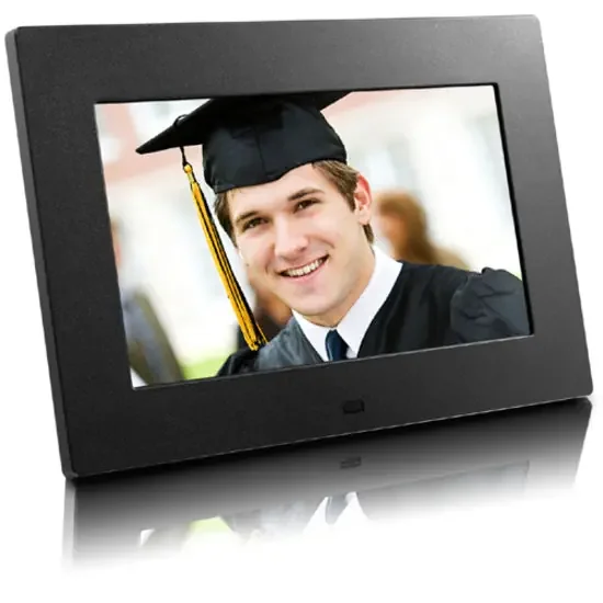 Aluratek ADPF07SF Digital Photo Frame – Photo Viewer – 7 TFT LCD