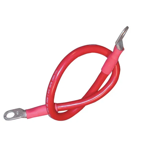 Ancor Battery Cable Assembly, 2 AWG (34mm) Wire, 3/8″ (9.5mm) Stud, Red – 48″ (121.9cm) [189147]