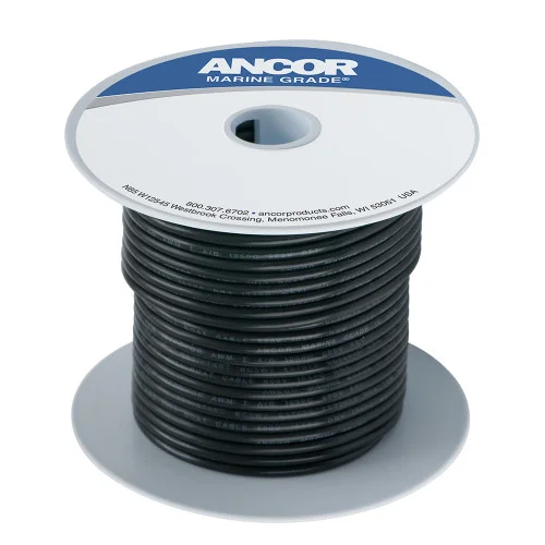 Ancor Black 12 AWG Primary Wire – 1,000 [106099]