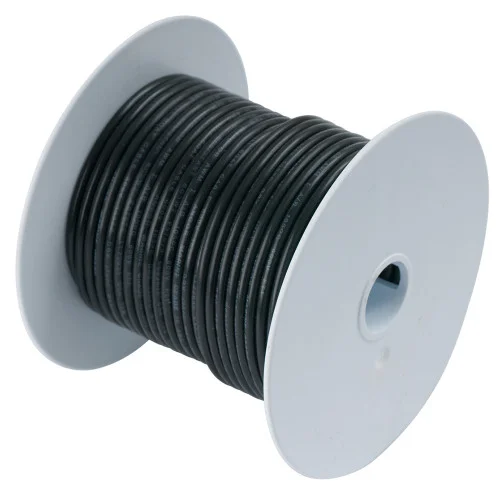 Ancor Black 12 AWG Tinned Copper Wire – 12′ [186003]