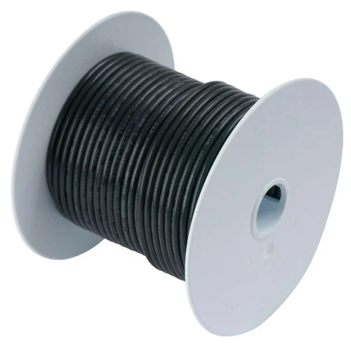 Ancor Black 18 AWG Tinned Copper Wire – 250′ [100025]