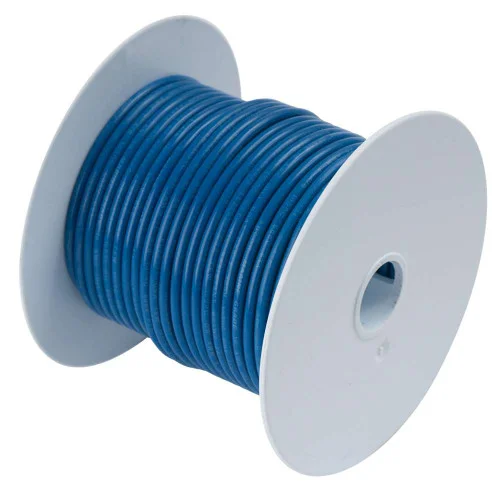 Ancor Dark Blue 18 AWG Tinned Copper Wire – 35′ [180103]