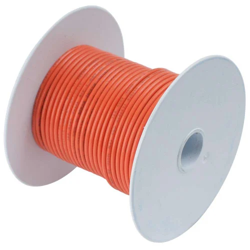 Ancor Orange 16 AWG Tinned Copper Wire – 25′ [182503]