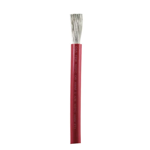 Ancor Red 1/0 AWG Battery Cable – Sold By The Foot [1165-FT]