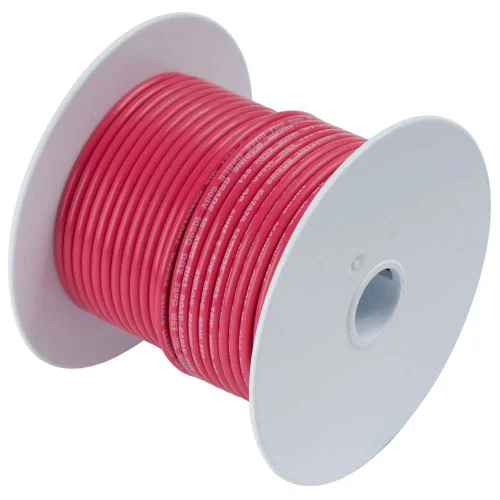 Ancor Red 18 AWG Tinned Copper Wire – 100′ [100810]