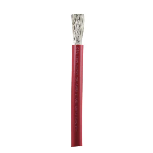 Ancor Red 4 AWG Battery Cable – 25′ [113502]