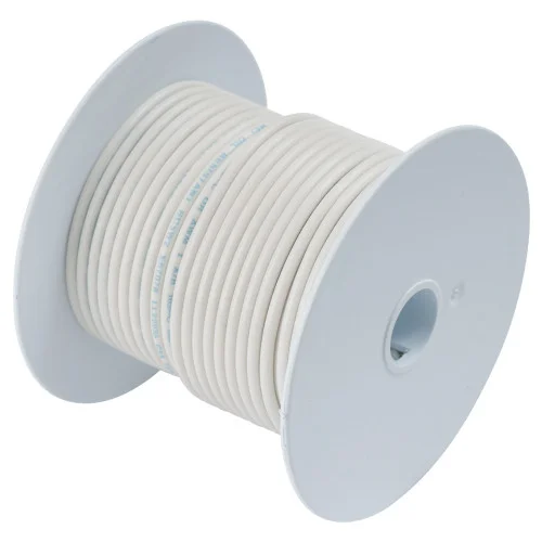 Ancor White 18 AWG Tinned Copper Wire – 250′ [100925]