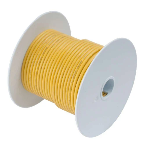 Ancor Yellow 6 AWG Tinned Copper Wire – 100′ [112910]